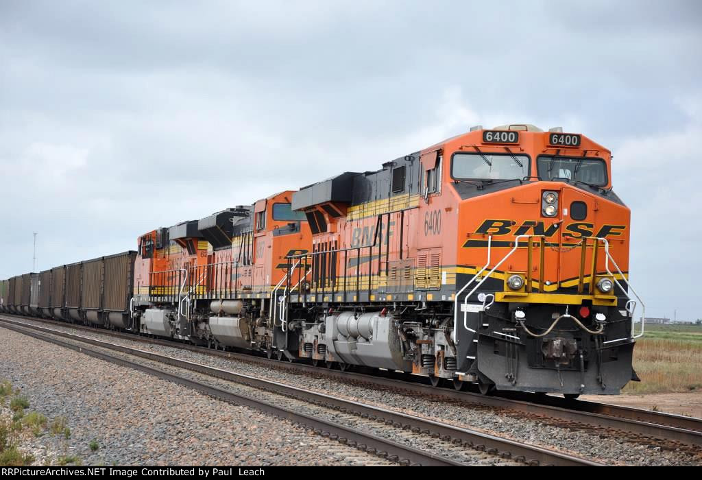 Coal empties roll east